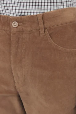 Pantalón 5 bolsillos pana slim fit