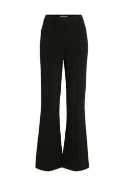Pantalón campana cintura alta elástica