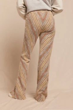 Pantalón campana de punto