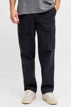 Pantalón cargo algodón tiro medio