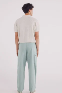 Pantalón cargo cuadrillé