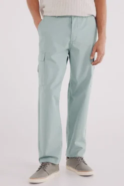 Pantalón cargo cuadrillé