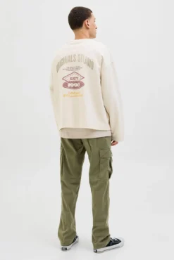Pantalón cargo relaxed fit