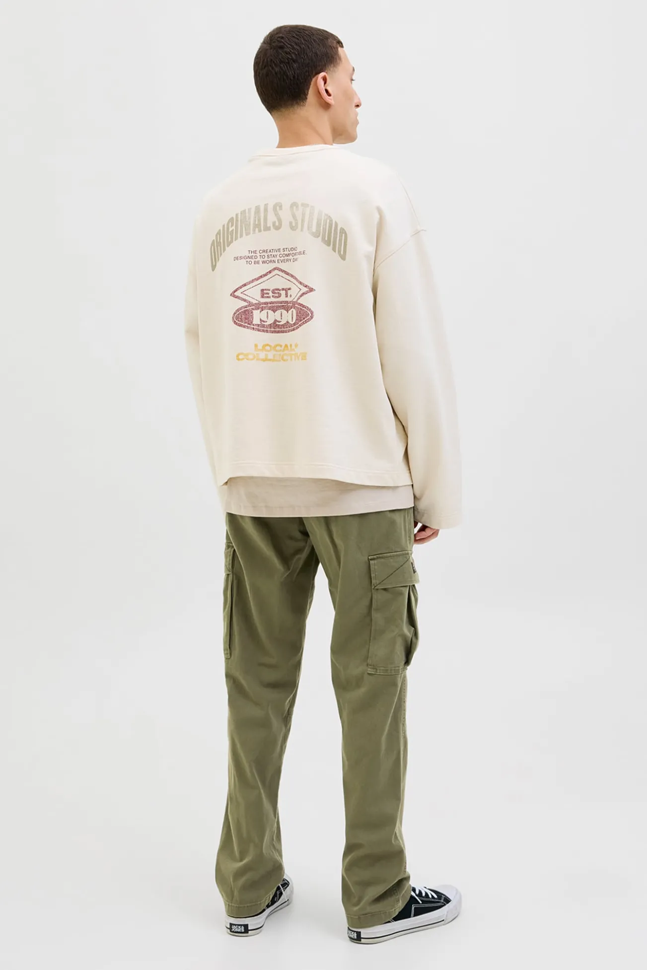 Pantalón cargo relaxed fit