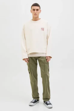 Pantalón cargo relaxed fit