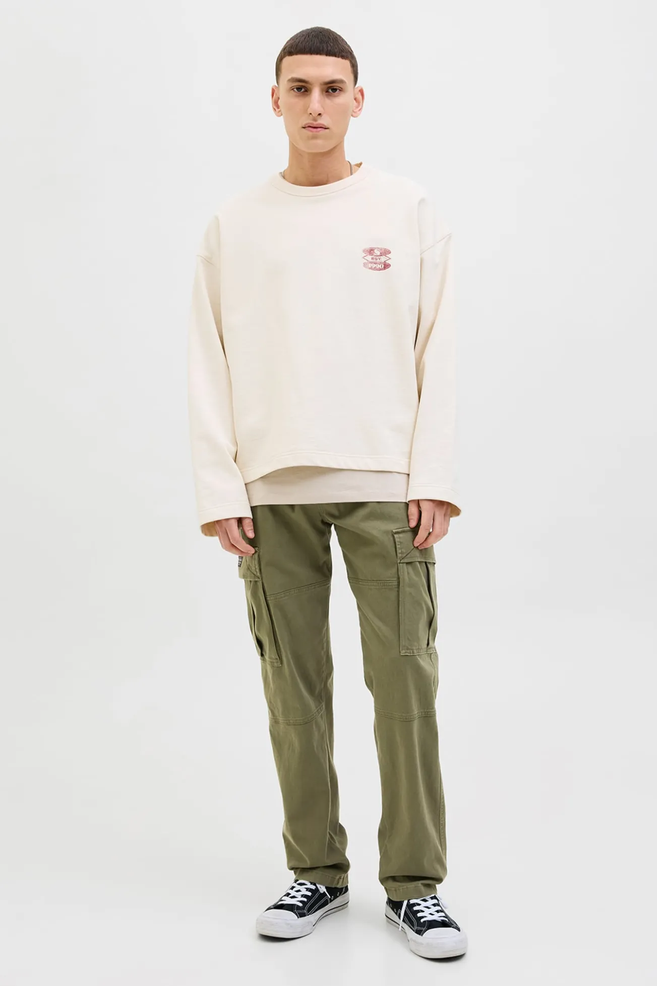 Pantalón cargo relaxed fit