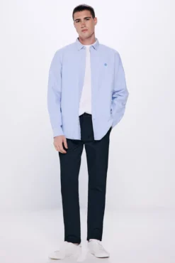 Pantalón chino estampado slim fit