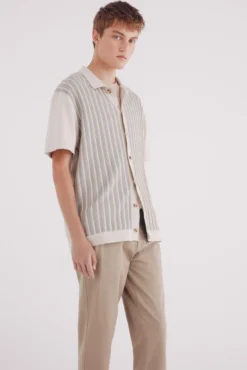 Pantalón chino microestampado slim fit