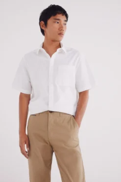 Pantalón chino microestampado slim fit