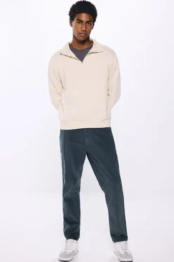 Pantalón chino pana lavada comfort slim fit