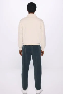 Pantalón chino pana lavada comfort slim fit