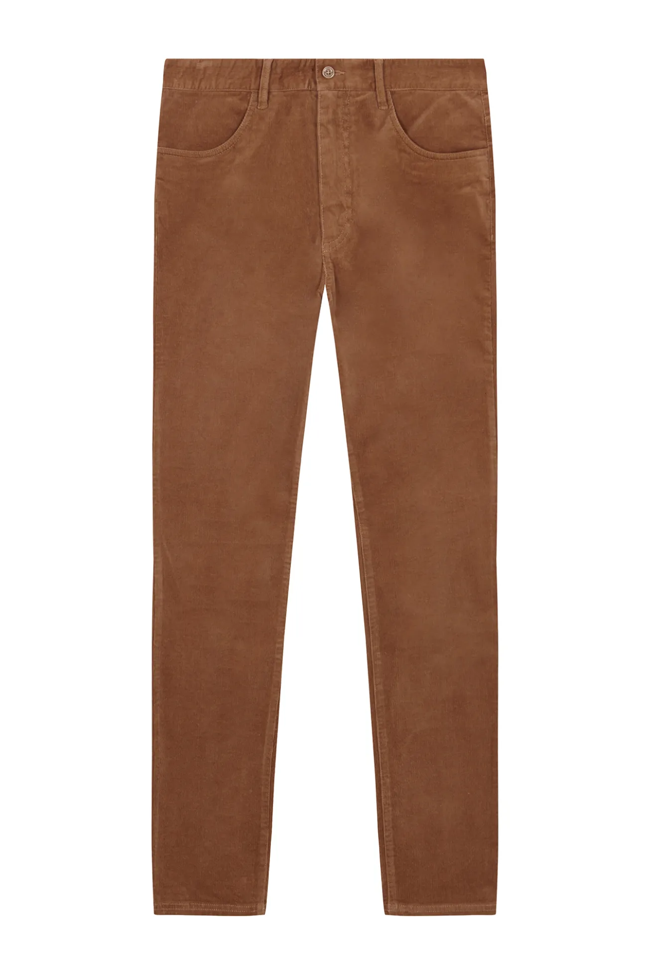 Pantalón chino pana ligera regular fit