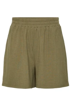 Pantalón corto canalé