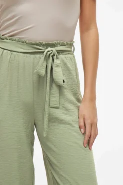 Pantalón culotte con cintura alta