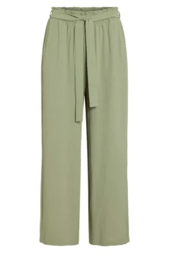 Pantalón culotte con cintura alta