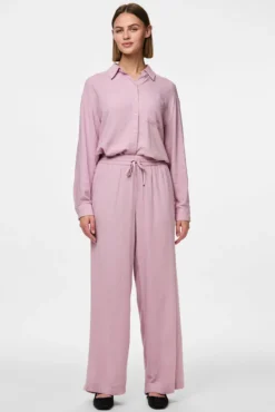 Pantalón de lino largo