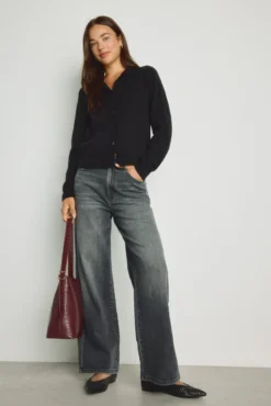 Pantalón denim ancho