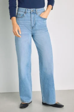 Pantalón denim ancho