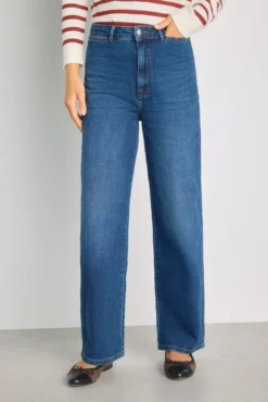 Pantalón denim ancho