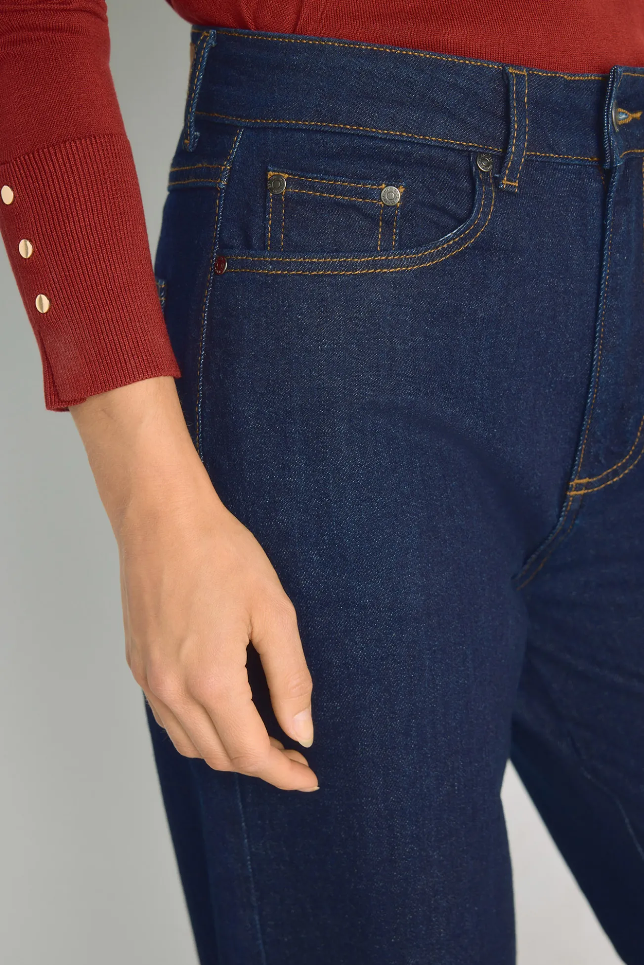 Pantalón denim ancho