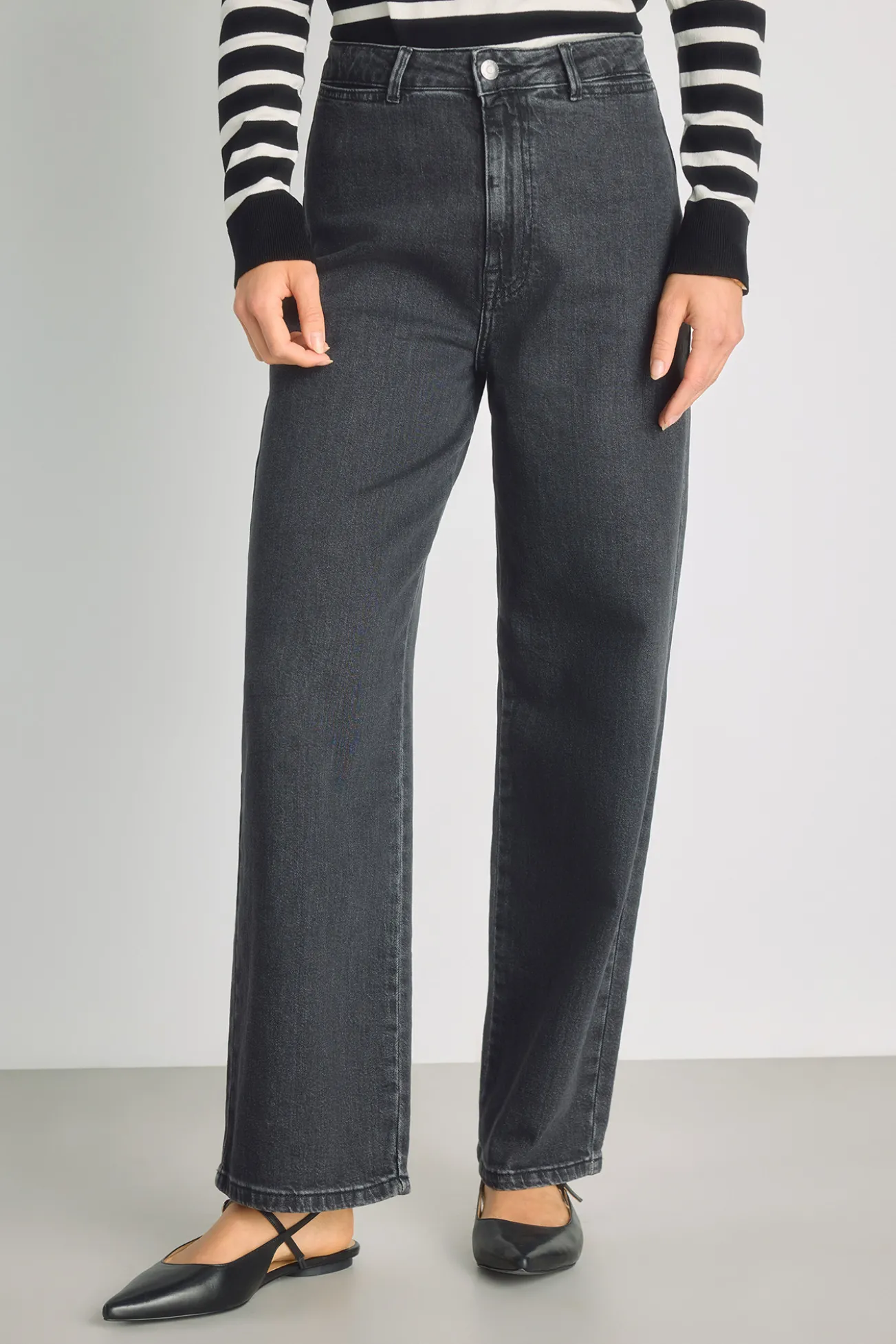 Pantalón denim ancho