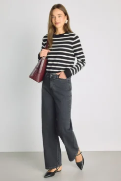 Pantalón denim ancho