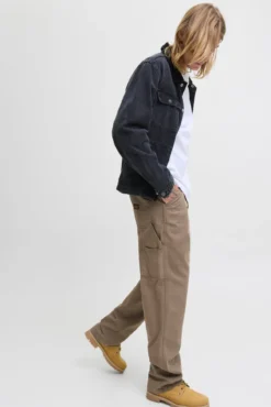 Pantalón denim cargo