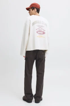 Pantalón denim cargo