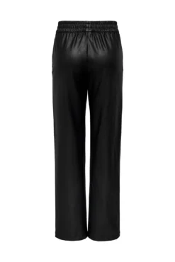Pantalón de polipiel cintura elástica