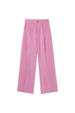 Pantalón de traje con pliegues delanteros
