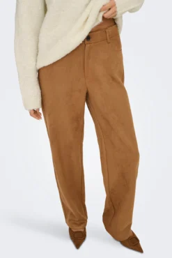 Pantalón de traje de ante