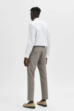 Pantalón de traje slim fit estructura