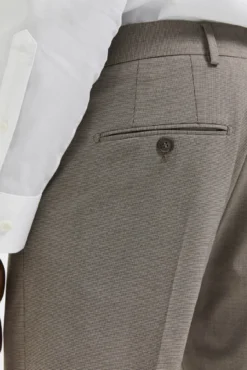 Pantalón de traje slim fit estructura