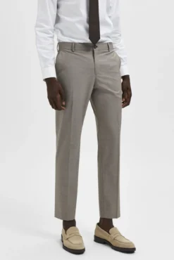 Pantalón de traje slim fit estructura