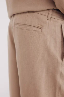 Pantalón dobby straight fit