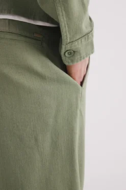 Pantalón dobby straight fit