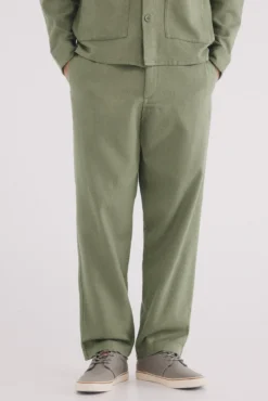 Pantalón dobby straight fit