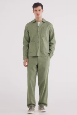 Pantalón dobby straight fit