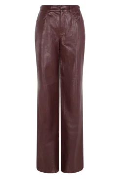 Pantalón efecto piel