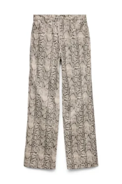 Pantalón efecto piel de serpiente