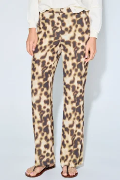 Pantalón estampado flare