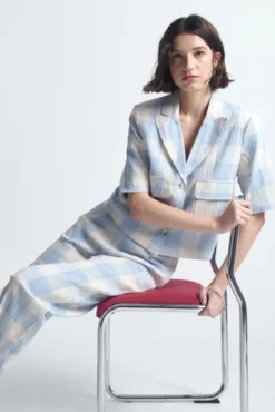 Pantalón estampado fluido