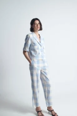 Pantalón estampado fluido