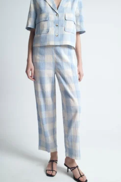 Pantalón estampado fluido