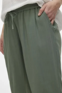 Pantalón fluído de tiro bajo maternity