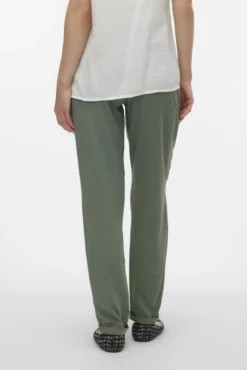 Pantalón fluído de tiro bajo maternity