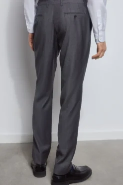 Pantalón gris bi-stretch slim