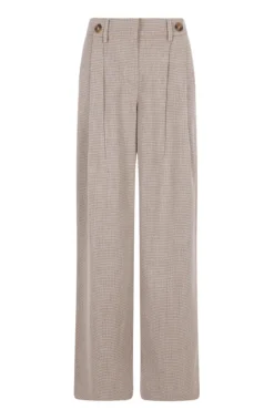 Pantalón largo ancho con pinzas