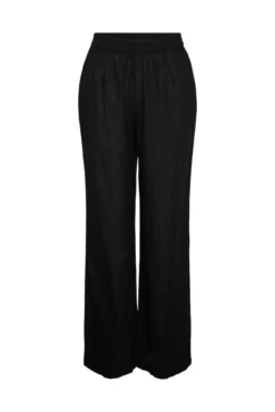 Pantalón largo de algodón con cintura elástica