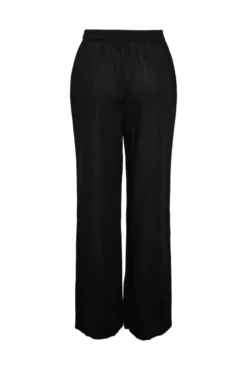 Pantalón largo de algodón con cintura elástica
